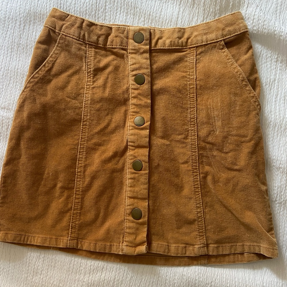 altar’d state mini corduroy skirt